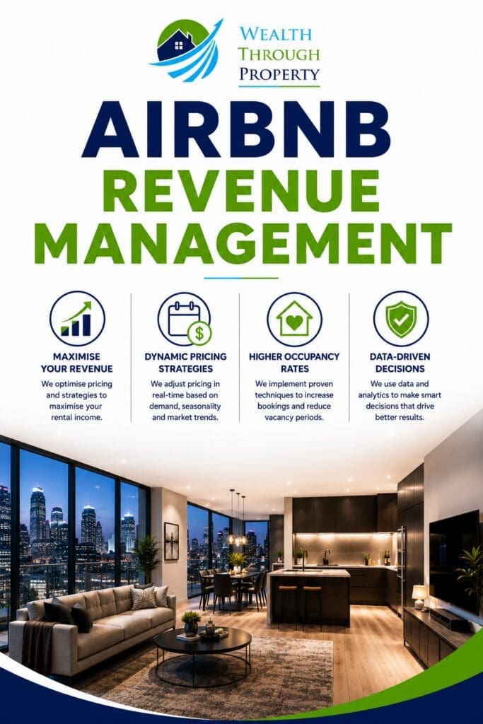 Airbnb revenue management using pricing software and market analysis to maximise income.